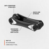 W/SHOP TOOL LEZYNE RAP II 8 BLACK