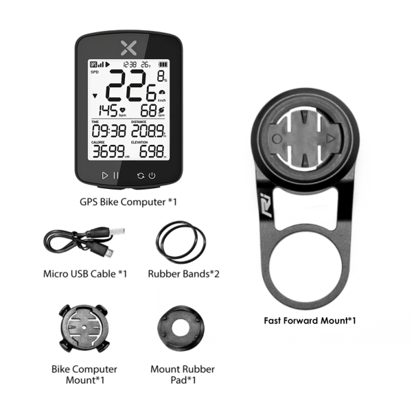 Ryder Innovation Fast Forward Mount Xoss Comp G G2 GPS Kit