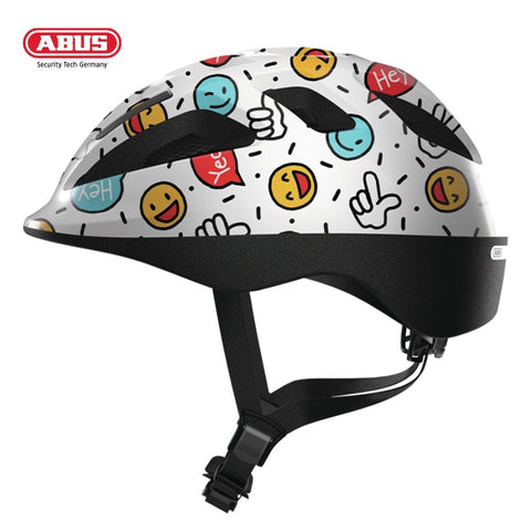 HELMET ABUS SMOOTY 2.0 WHITE SMILEY M