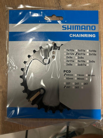 SHM FCM7000 CHAINRING BD 28T FOR 38-28T