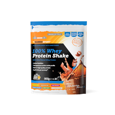 100% WHEY PROTEIN SHAKE MILK CHOCOLATE - 900G