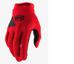 100% RIDECAMP GLOVES RED