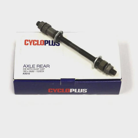 CYCLOPLUS Axle Rear : 3/8 Incl Dust Cap