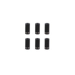 Cable Shifter Ferrule Alloy Black 4mm 100/Bottle