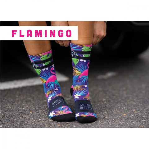 Grumpy Monkey Flamingo Socks 4-7