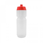 WATER BOTTLE- NEO CLEAR RED CAP