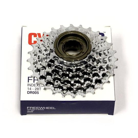 CYCLOPLUS Freewheel Indexed : 6-Speed 14-28T